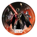 Star Wars Lightsaber papírtányér 8 db-os 23 cm, J-PNN87480