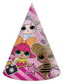 LOL Surprise Glitterati parti kalap, csákó 6 db-os, J-PNN90865