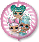 LOL Surprise Glitterati fólia lufi 46 cm, J-PNN92978