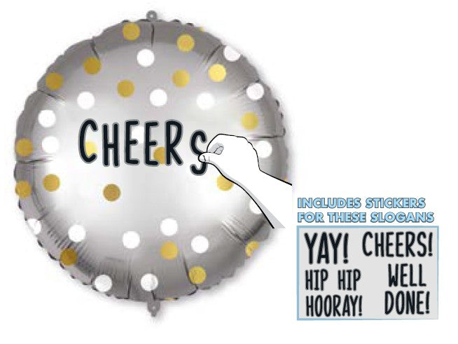 Happy Birthday Slogen fólia lufi 46 cm, J-PNN93189