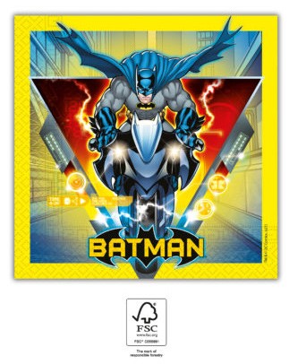 Batman Rogue Rage szalvéta 20 db-os 33x33 cm FSC, J-PNN93355