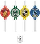 Harry Potter Hogwarts Houses papír szívószál 4 db-os szett FSC, J-PNN93368
