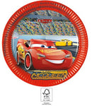 Disney Verdák Arena Race papírtányér 8 db-os 23 cm FSC, J-PNN93437