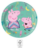 Peppa malac Messy Play papírtányér 8 db-os 20 cm FSC, J-PNN93488