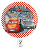 Disney Verdák Arena Race papírtányér 8 db-os 20 cm FSC, J-PNN93489