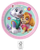 Mancs Őrjárat Skye and Everest papírtányér 8 db-os 20 cm FSC, J-PNN93492