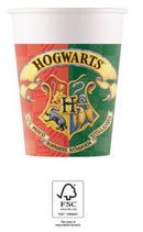 Harry Potter Hogwarts Houses papír pohár 8 db-os 200 ml FSC, J-PNN93506