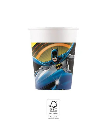 Batman Rogue Rage papír pohár 8 db-os 200 ml FSC, J-PNN93507