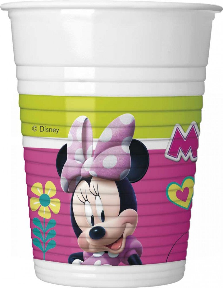 Disney Minnie Happy Helpers műanyag pohár 8 db-os 200 ml, J-PNN93559