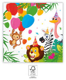 Dzsungel Balloons szalvéta 20 db-os 33x33 cm FSC, J-PNN93782