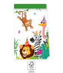 Dzsungel Balloons papírzacskó 4 db-os FSC, J-PNN93787