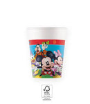 Disney Mickey Rock the House papír pohár 8 db-os 200 ml FSC, J-PNN93823