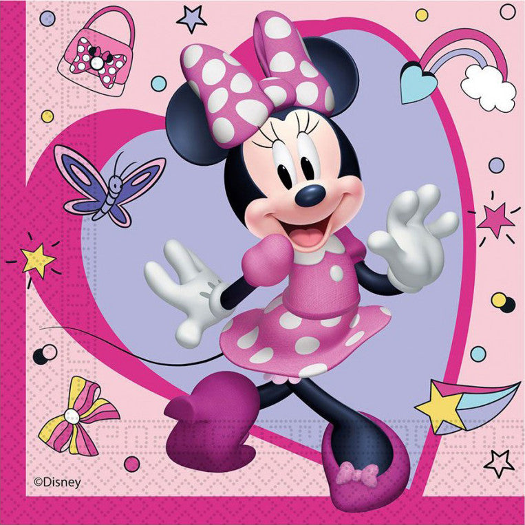 Disney Minnie Junior szalvéta 20 db-os 33x33 cm FSC, J-PNN93832