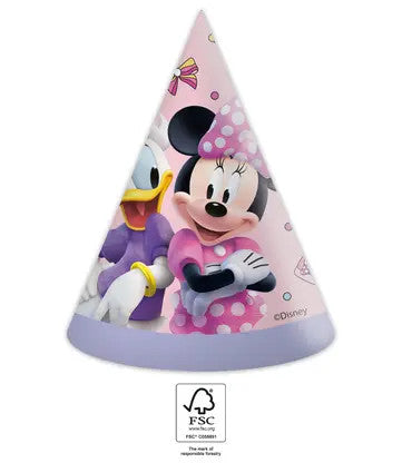 Disney Minnie Junior parti kalap, csákó 6 db-os FSC, J-PNN93943