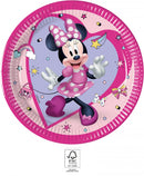 Disney Minnie Junior papírtányér 8 db-os 20 cm FSC, J-PNN94051