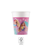 Barbie Fantasy papír pohár 8 db-os 200 ml FSC, J-PNN94567