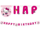 Hello Kitty Fashion Happy Birthday felirat FSC 2 m, J-PNN94703