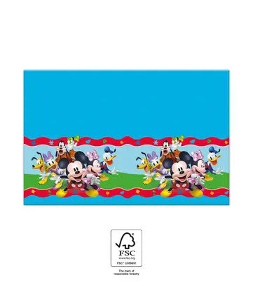 Disney Mickey Rock the House papír asztalterítő 120x180 cm FSC, J-PNN94705