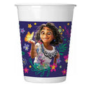Disney Encanto Flower műanyag pohár 8 db-os 200 ml, J-PNN95054