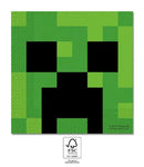 Minecraft Green szalvéta 20 db-os 33x33 cm FSC, J-PNN95443