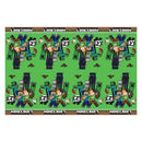 Minecraft Green műanyag asztalterítő 120x180 cm, J-PNN95444