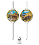 Építkezés Grabber papír szívószál, 4 db-os szett FSC, J-PNN95475