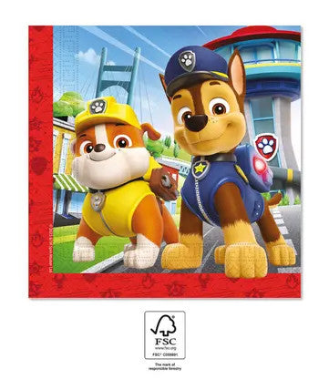 Mancs Őrjárat Rescue Heroes szalvéta 20 db-os 33x33 cm FSC, J-PNN95599