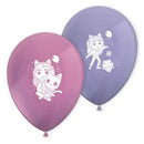 Gabi babaháza Friends léggömb, lufi 8 db-os, J-PNN95767