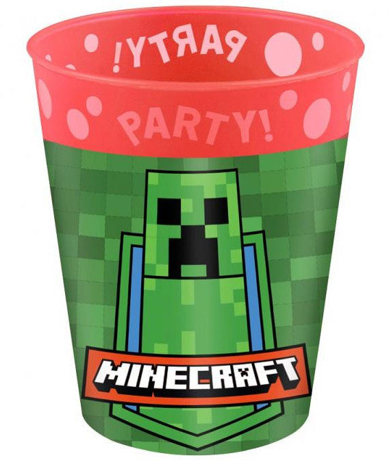 Minecraft micro prémium műanyag pohár 250 ml, J-PNN95821