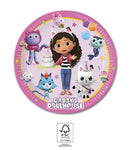 Gabi babaháza Friends papírtányér 8 db-os 20 cm FSC, J-PNN96038