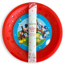 Disney Mickey Rock the House micro prémium műanyag lapostányér 4 db-os szett 21 cm, J-PNN96261