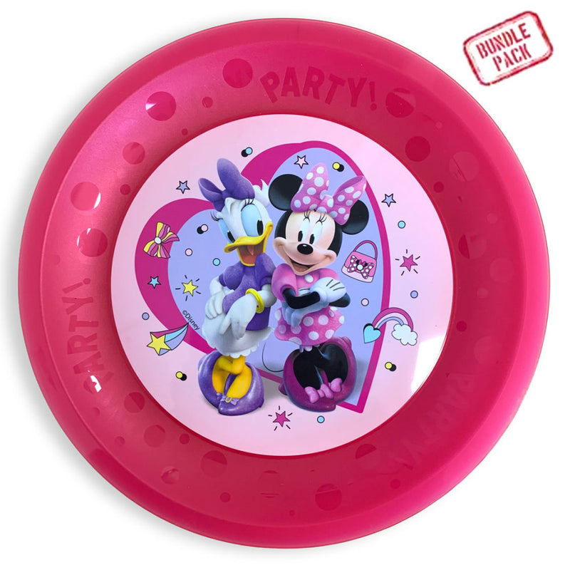 Disney Minnie Junior micro prémium műanyag lapostányér 4 db-os szett 21 cm, J-PNN96263