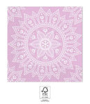 Mandala Purple White szalvéta 20 db-os, 33x33 cm FSC, J-PNN96400