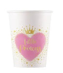 Hercegnők Little Princess papír pohár 8 db-os 200 ml FSC, J-PNN96477