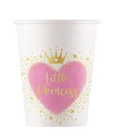 Hercegnők Little Princess papír pohár 8 db-os 200 ml FSC, J-PNN96477