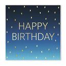 Happy Birthday Golden Blue szalvéta 20 db-os 33x33 cm FSC, J-PNN96622