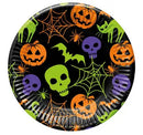 Halloween Happy papírtányér 8 db-os 23 cm FSC, J-PNN96737