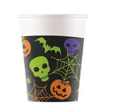 Halloween Happy papír pohár 8 db-os 200 ml FSC, J-PNN96738