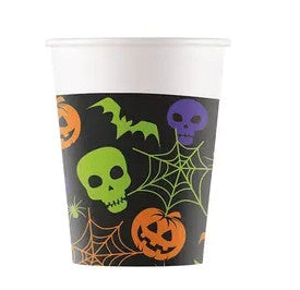 Halloween Happy papír pohár 8 db-os 200 ml FSC, J-PNN96738