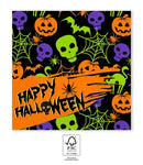 Halloween Happy szalvéta 20 db-os 33x33 cm FSC, J-PNN96739