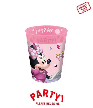 Disney Minnie Junior micro prémium műanyag pohár szett 4 db-os 250 ml, J-PNN96780