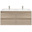 Porto 120 alsó fürdőszoba bútor mosdóval sonoma tölgy színben