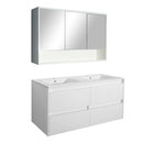 Porto 120 komplett fürdőszoba bútor fehér színben