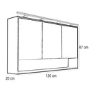 Porto 120 komplett sonoma tölgy-fehér