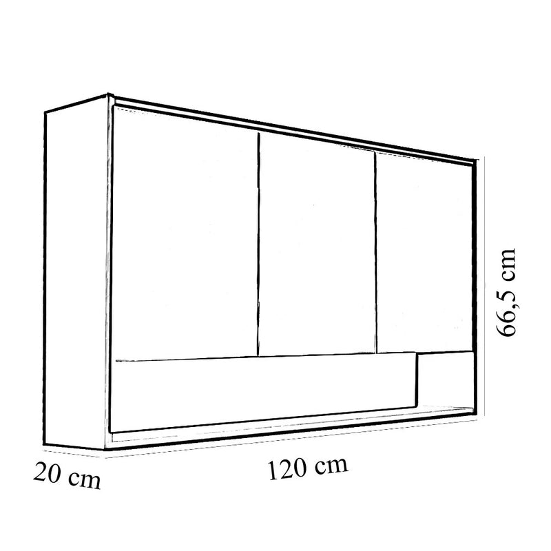 Porto 120 komplett fürdőszoba bútor sonoma tölgy színben