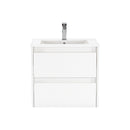 Porto 60 alsó fürdőszoba bútor mosdóval fehér színben