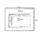 Porto 60 komplett fürdőszoba bútor antracit-country tölgy színben