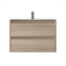 Porto 80 alsó fürdőszoba bútor mosdóval sonoma tölgy színben