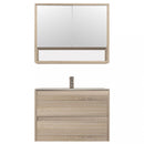 Porto 80 komplett fürdőszoba bútor sonoma tölgy színben