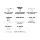 Polo Black II szögletes fekete hátfalas zuhanykabin, akril zuhanytálcával, 80x80x195 cm-es méretben